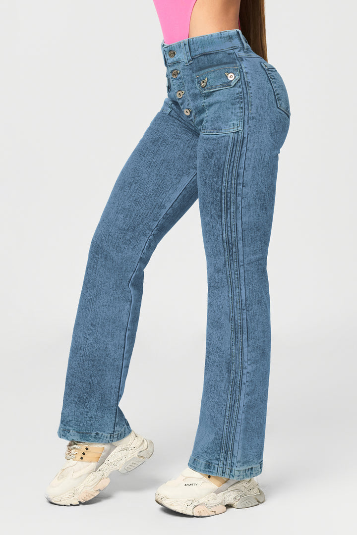 HIGH - RISE STRAIGHT JEAN 6869