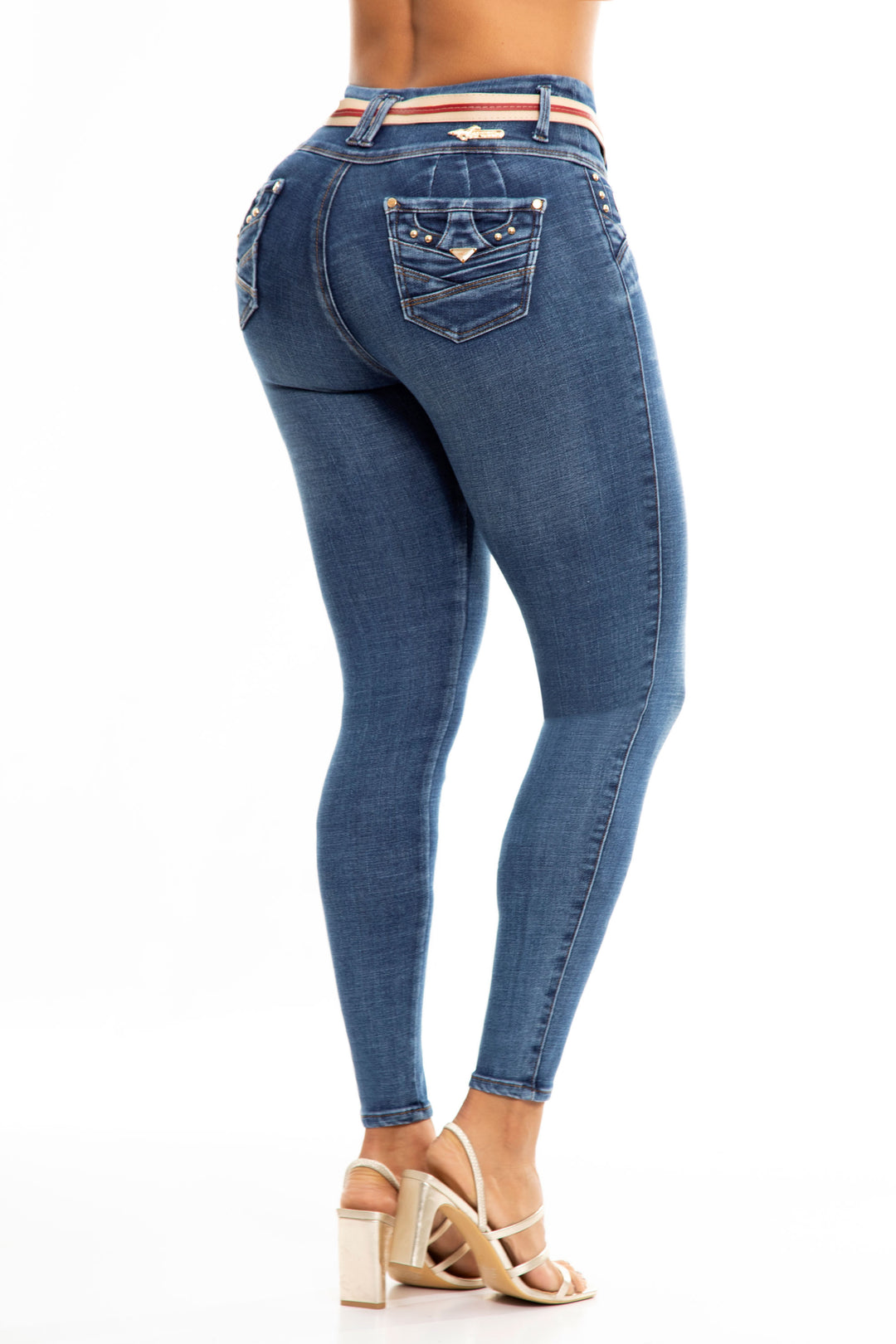 JEANS COLOMBIANOS PUSH UP AZUL 6937