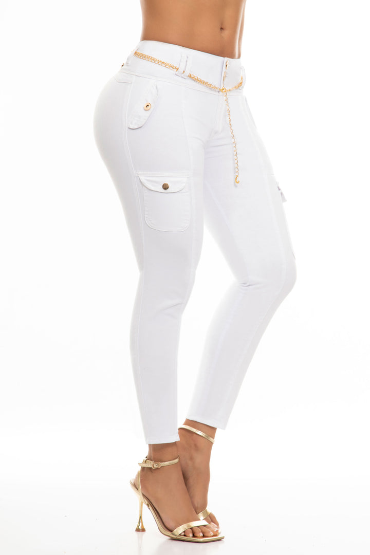 JEANS COLOMBIANOS PUSH UP BLANCO TMESBL11024-34