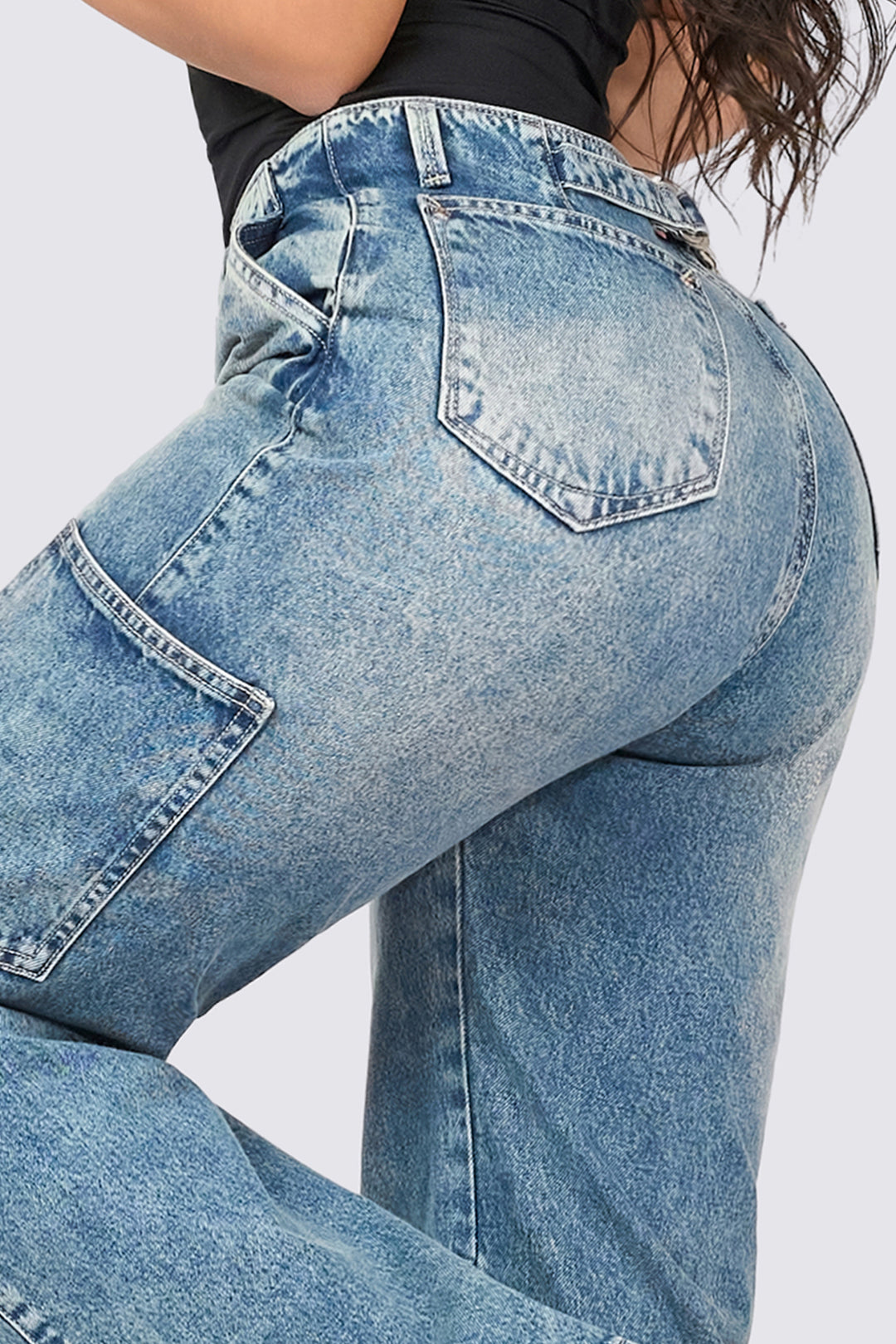 WIDE LEG JEANS 7070