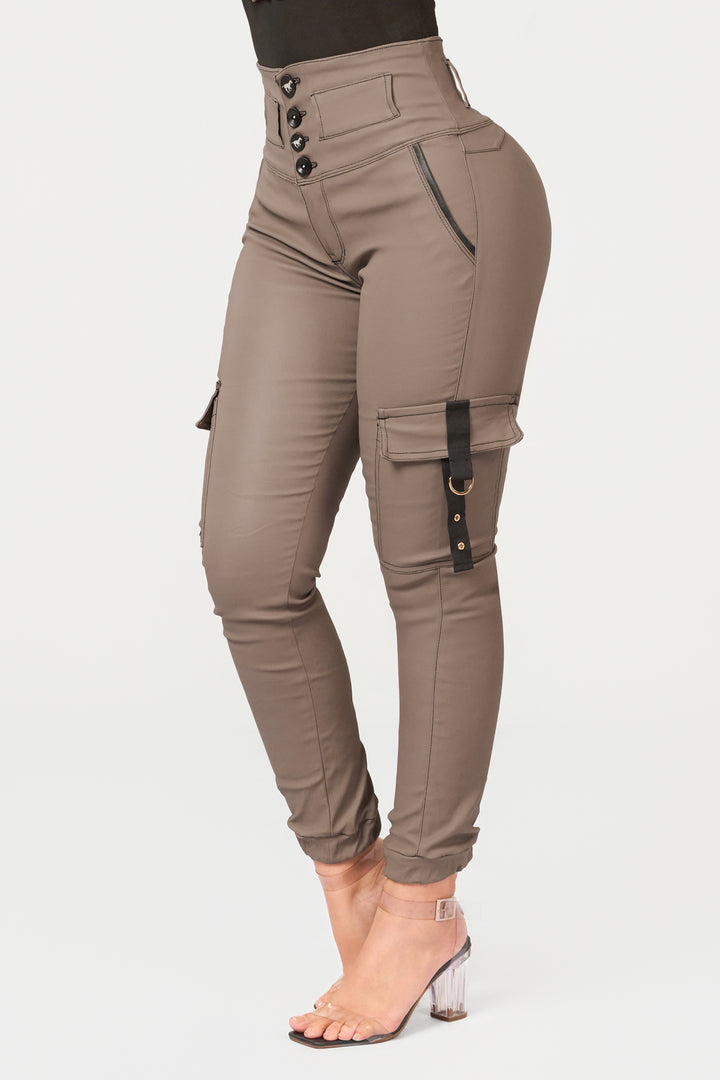 BROWN PANTS 7005