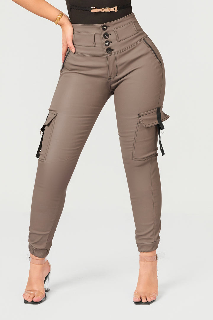 BROWN PANTS 7005