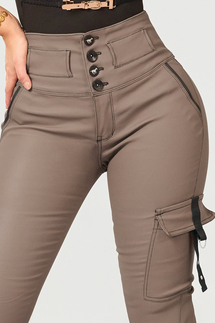 BROWN PANTS 7005