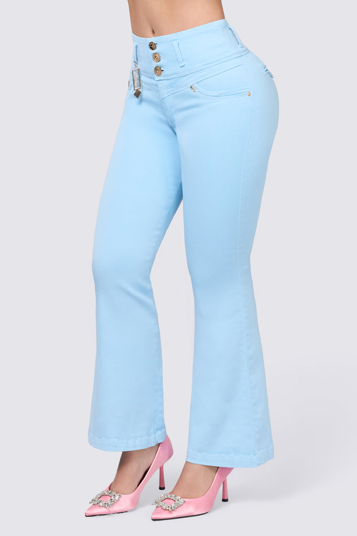FLARE LIGHT BLUE JEANS 6833