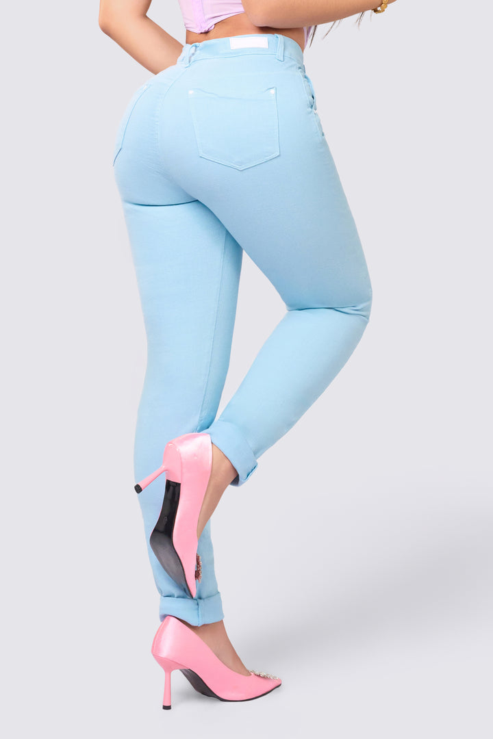 SKY BLUE SKINNY JEANS 7080