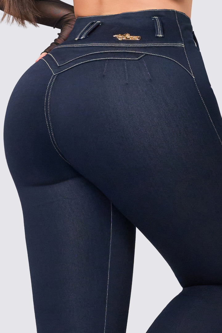 NAVY BLUE SKINNY JEANS 6812