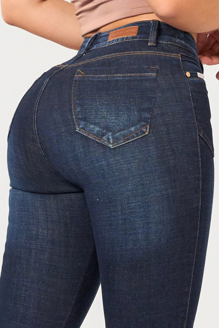 NAVY BLUE SKINNY JEANS 7008