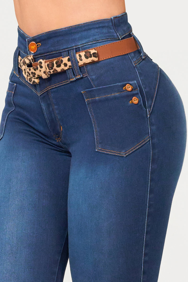 BLUE SKINNY JEANS 7011