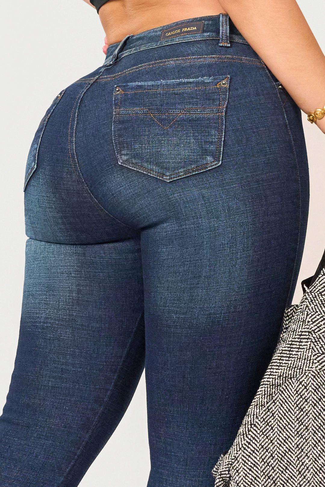 NAVY BLUE SKINNY JEANS 7041