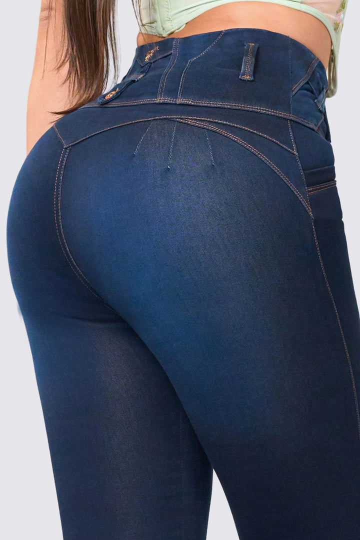 NAVY BLUE SKINNY JEANS 7048