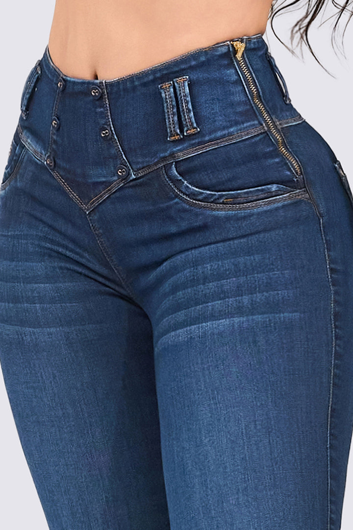 SKINNY JEANS WITH A HIGH WAIST 7075-N