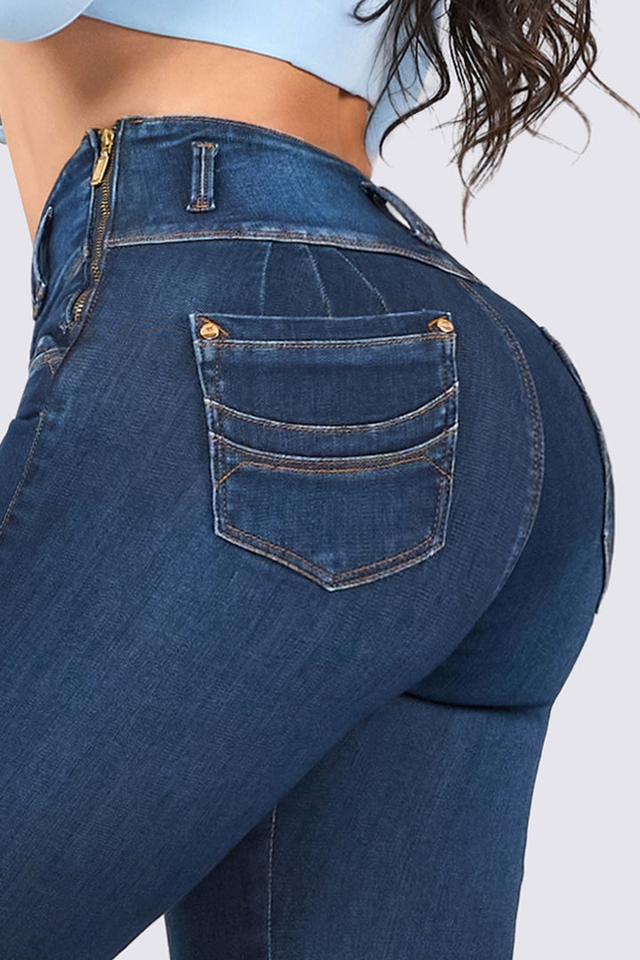 SKINNY JEANS WITH A HIGH WAIST 7075-N