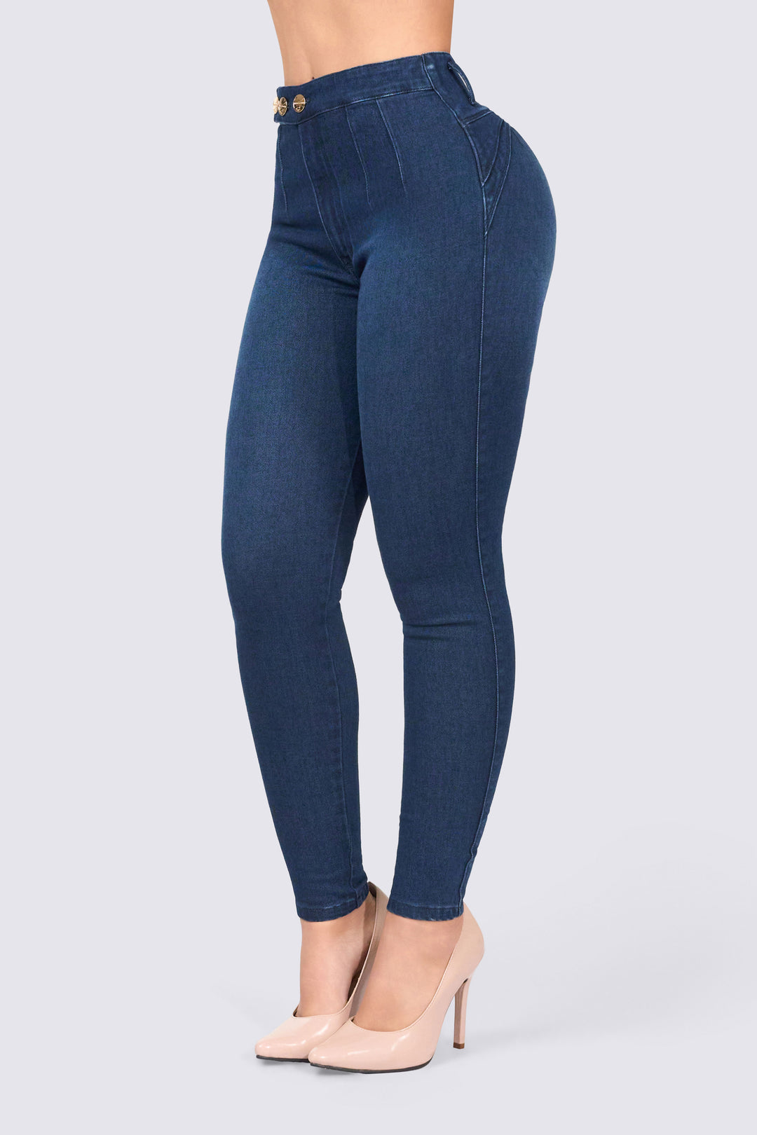NAVY BLUE SKINNY JEANS 7088-N