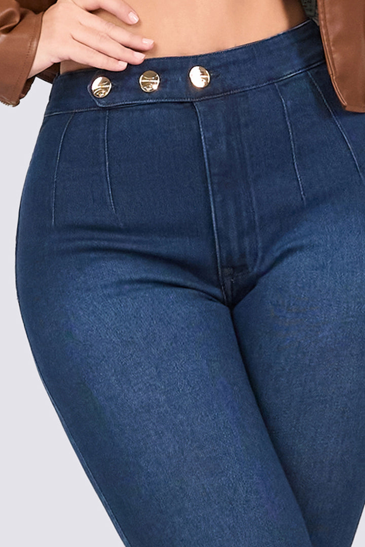 NAVY BLUE SKINNY JEANS 7088-N