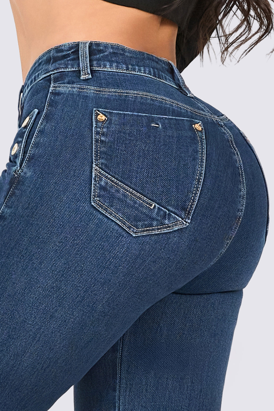 MID-RISE WIDE LEG JEANS 7106