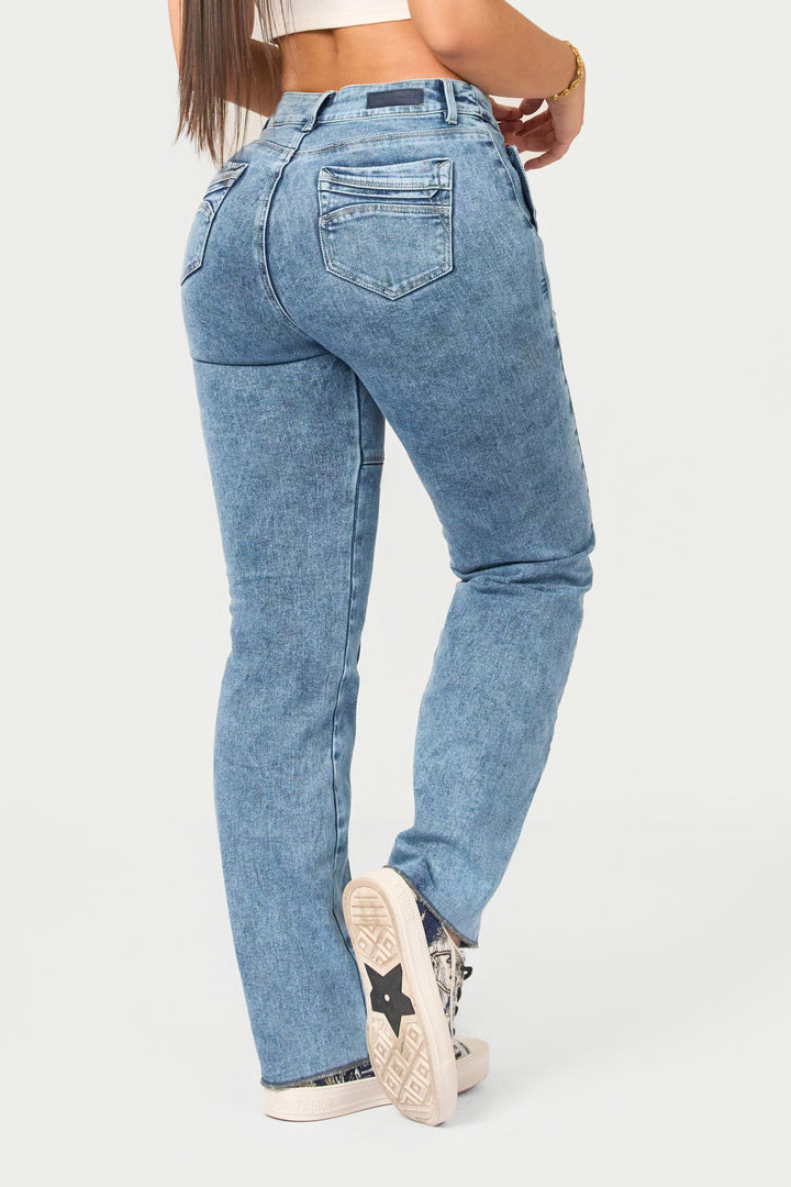 BLUE STRAIGHT JEANS 6880
