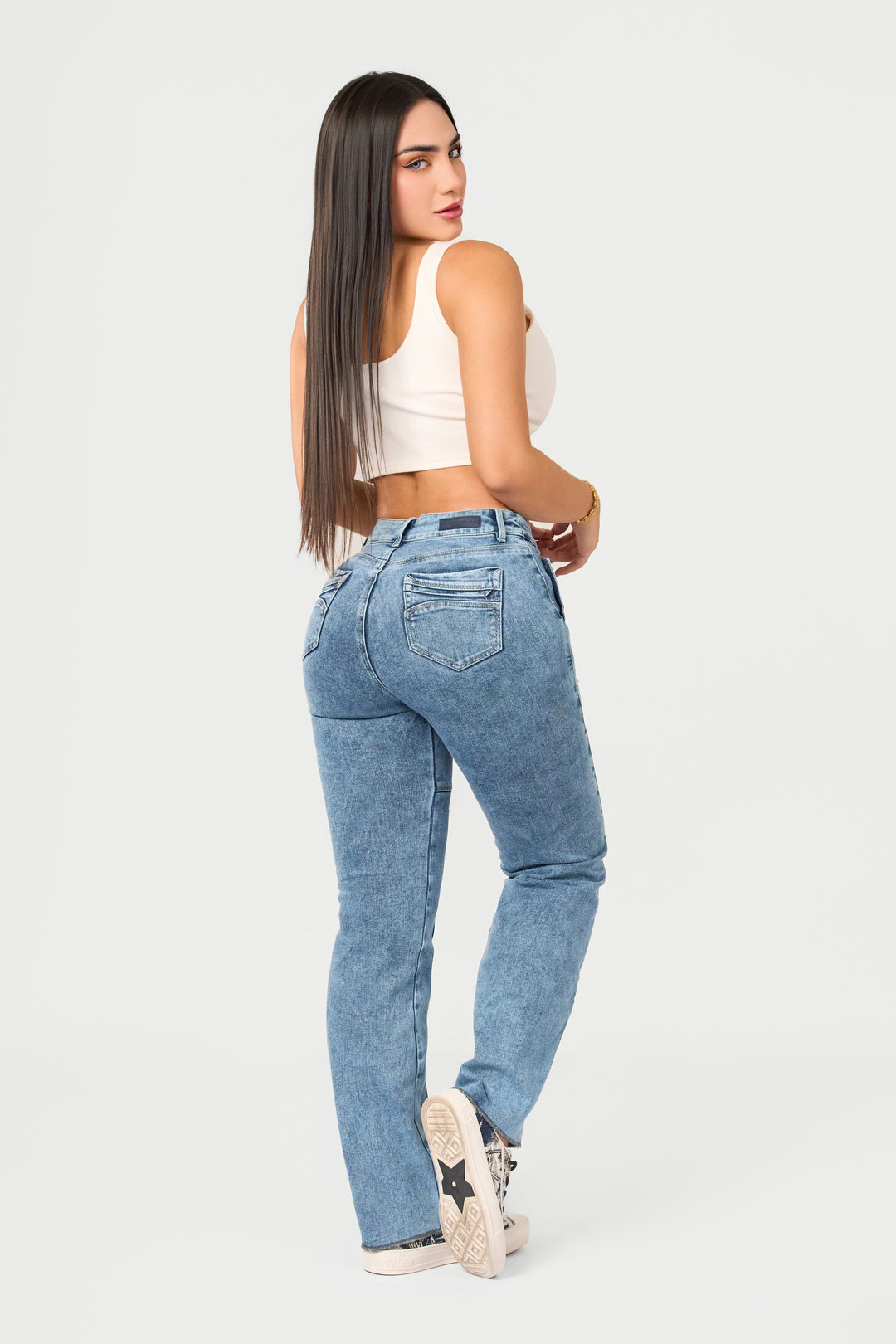 BLUE STRAIGHT JEANS 6880