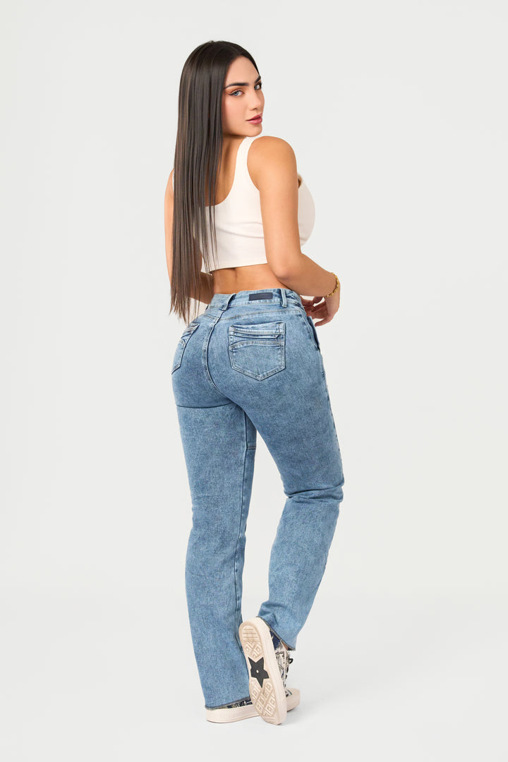 BLUE STRAIGHT JEANS 6880