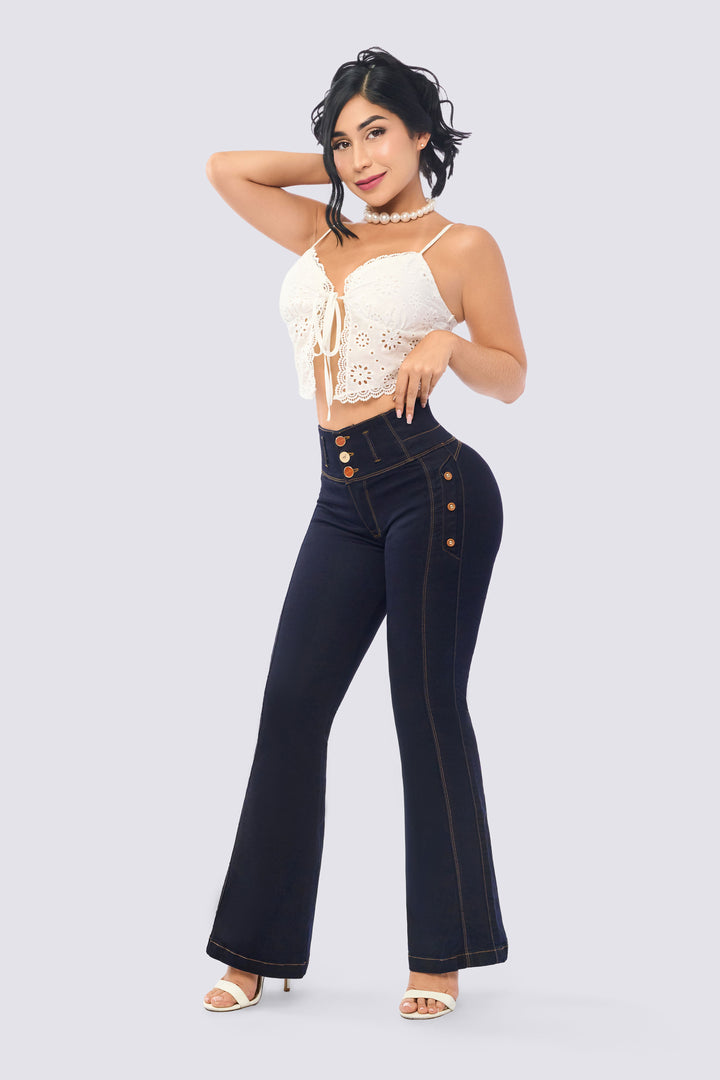 COLOMBIAN PUSH UP FLARE JEANS 7115