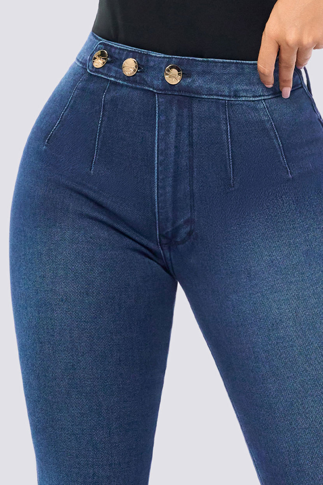 NAVY BLUE SKINNY JEANS 7088-N