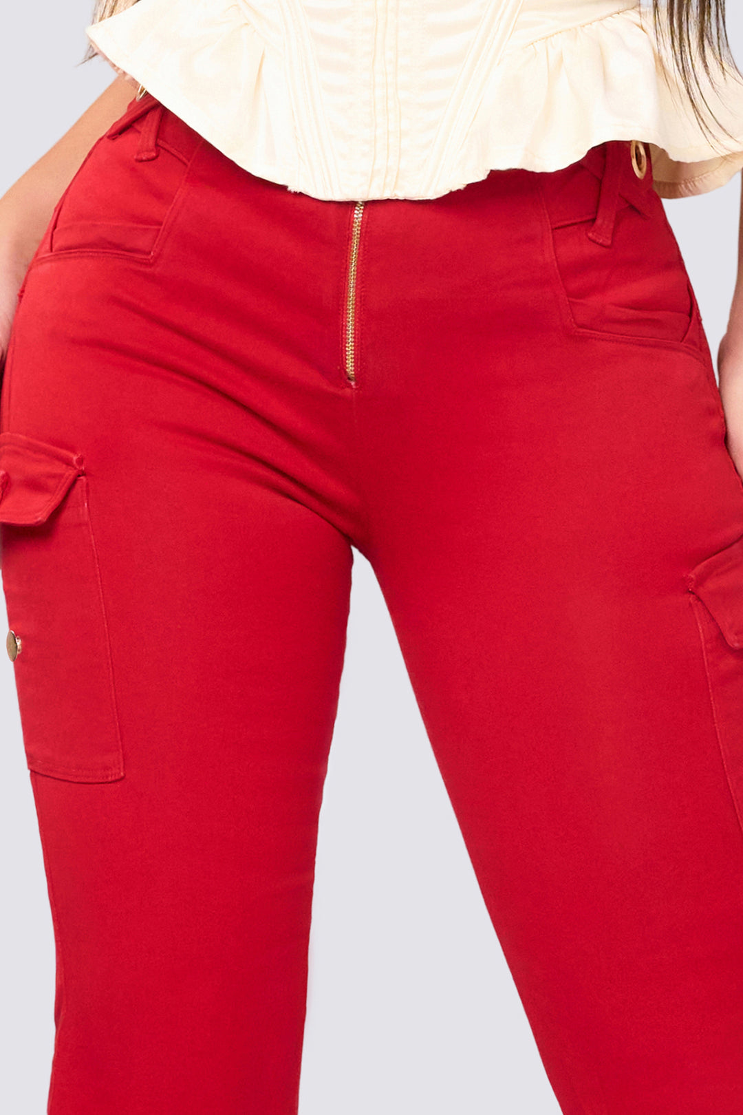 HIGH RISE FLARE JEANS 7050