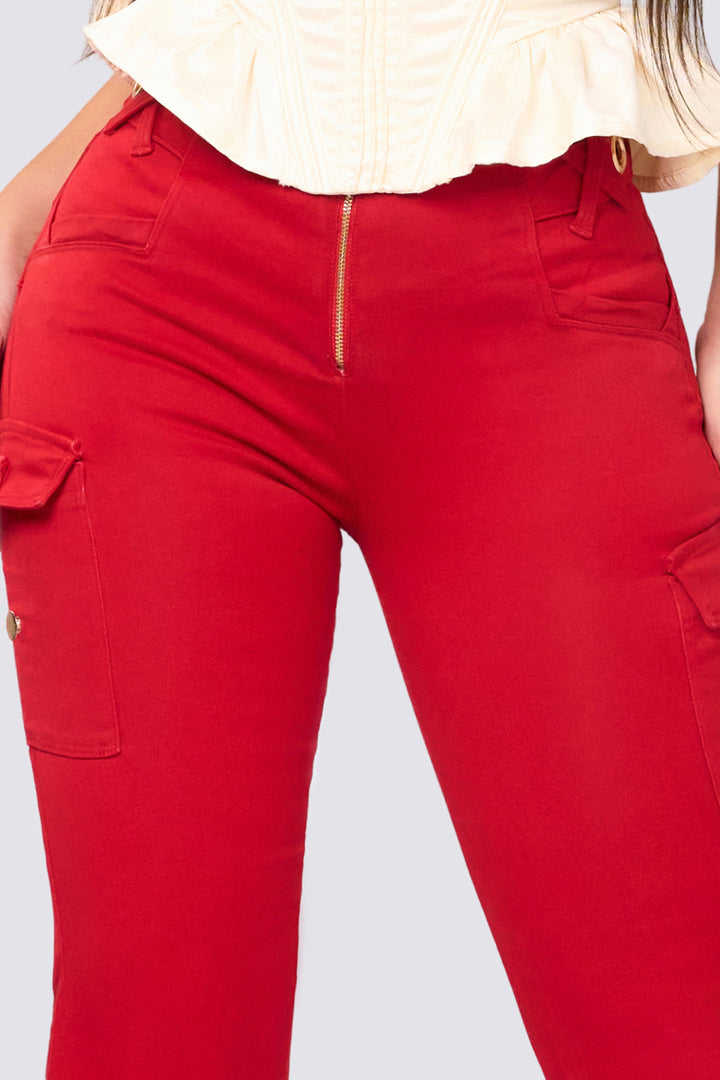 HIGH RISE FLARE JEANS 7050