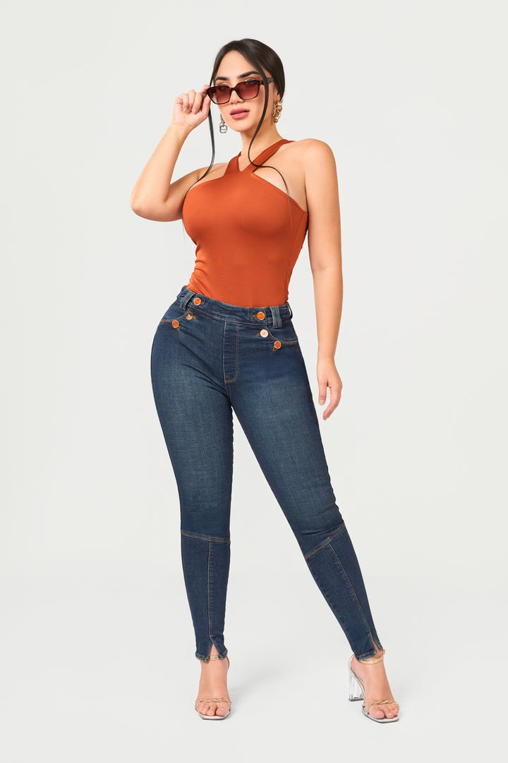 SKINNY JEANS BLUE 7007