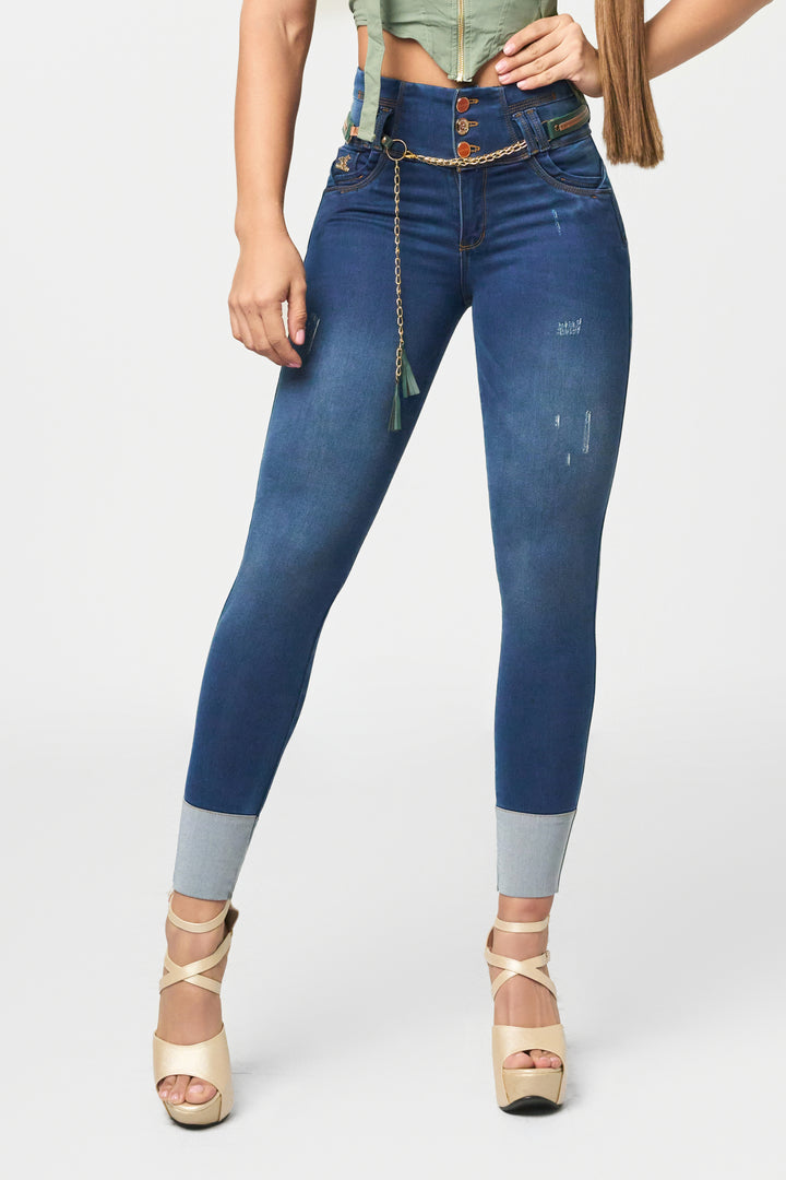 SKINNY JEANS AZUL 6860