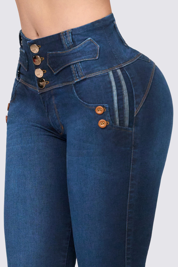 BLUE SKINNY JEANS 7056-N