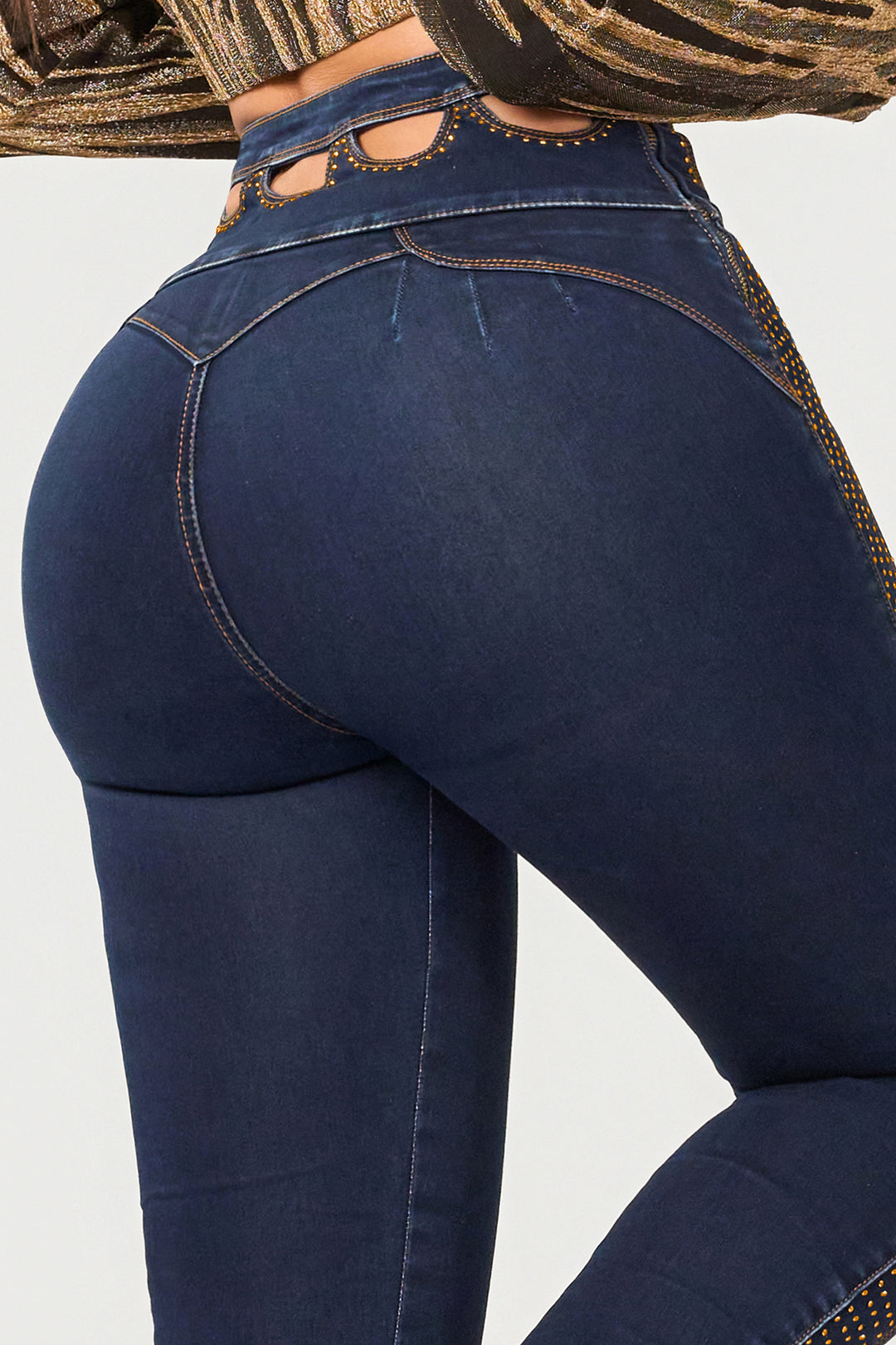 SKINNY JEANS NAVY BLUE 6905