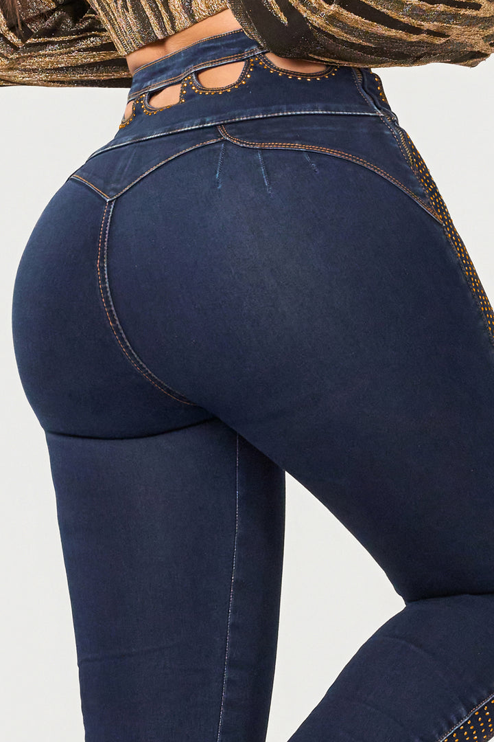 SKINNY JEANS NAVY BLUE 6905