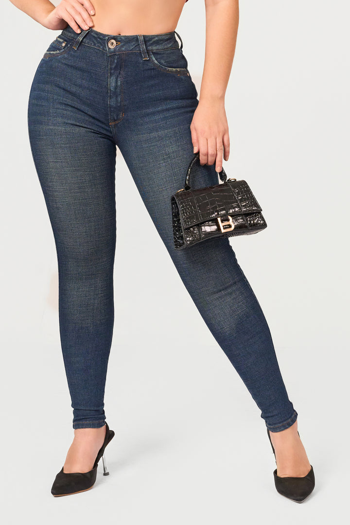 BLUE SKINNY JEANS 7040