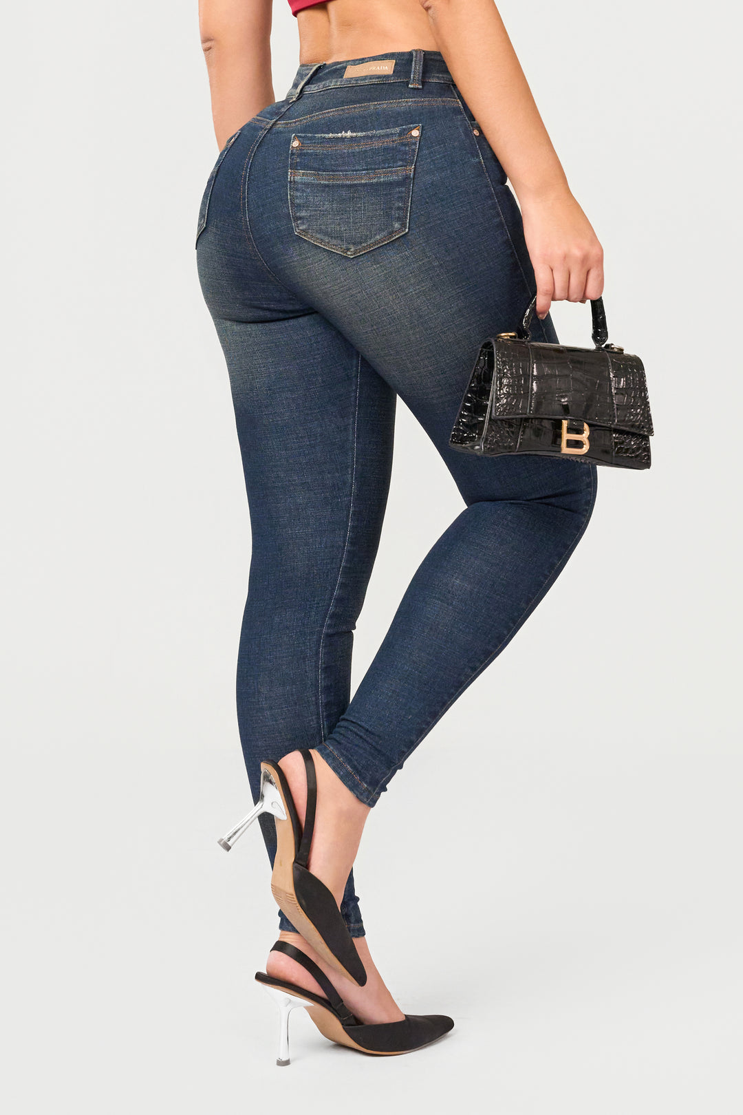 BLUE SKINNY JEANS 7040