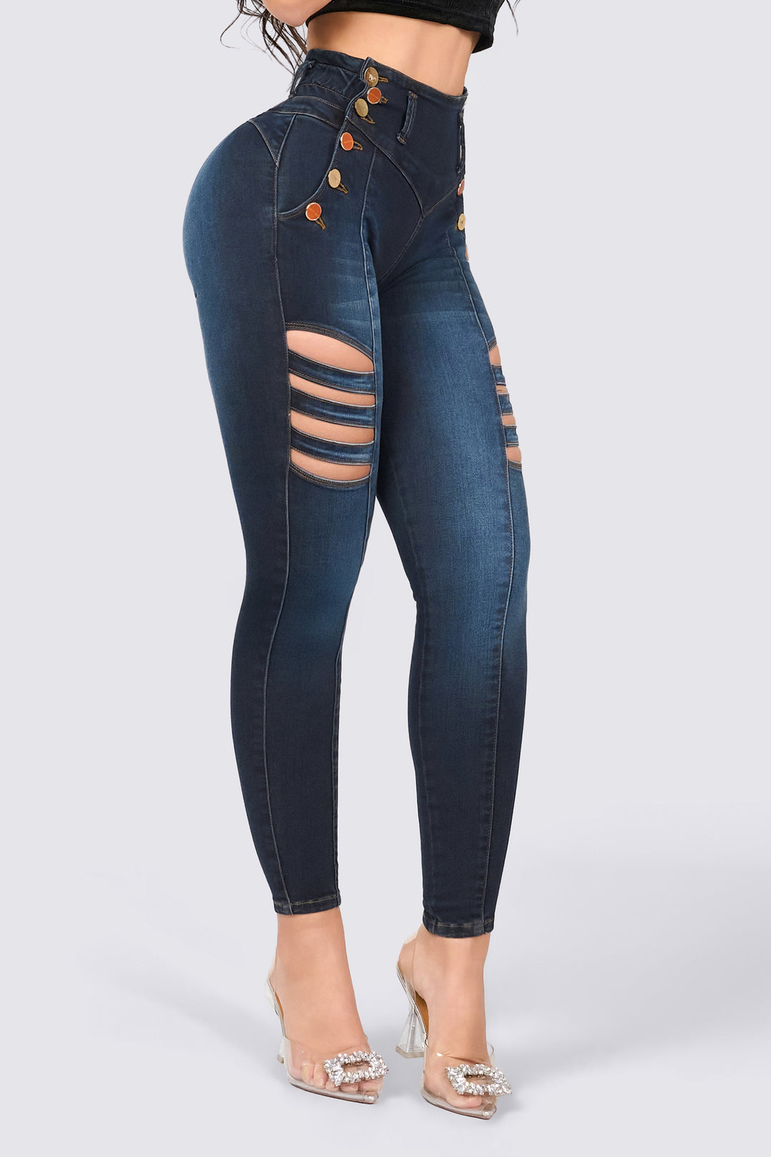 BLUE SKINNY JEANS 7074