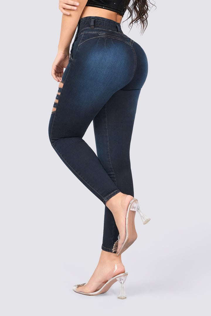 BLUE SKINNY JEANS 7074