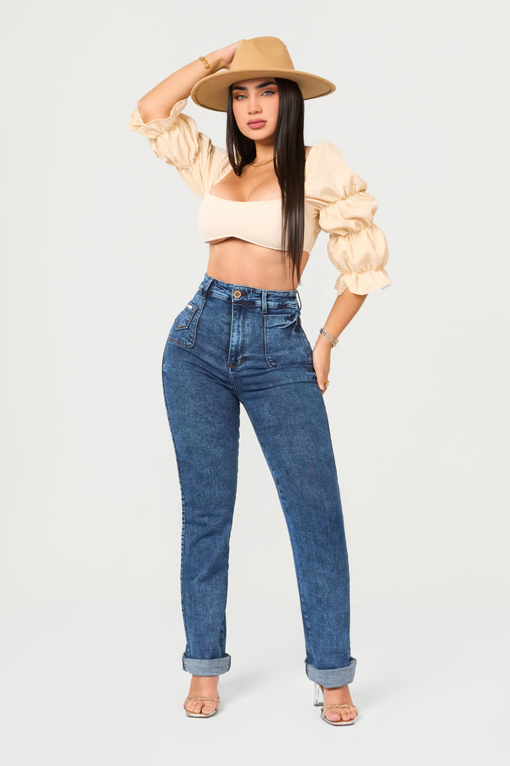 STRAIGHT LEG PANTS 6891