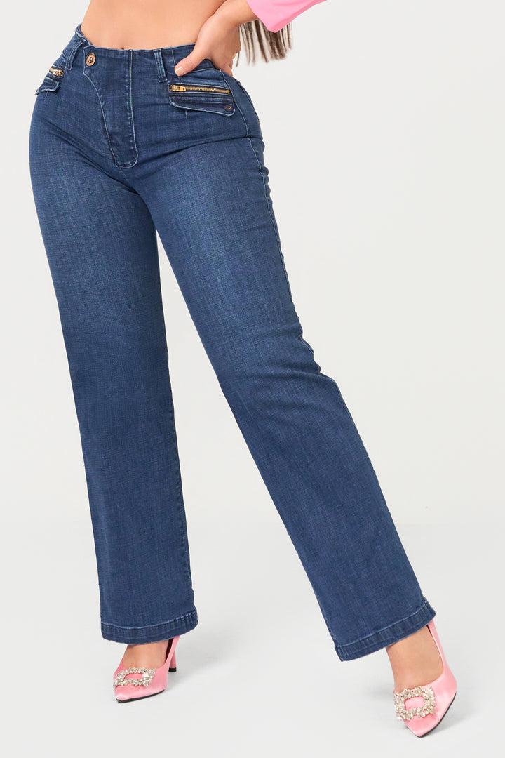 MID-RISE STRAIGHT JEAN 7017