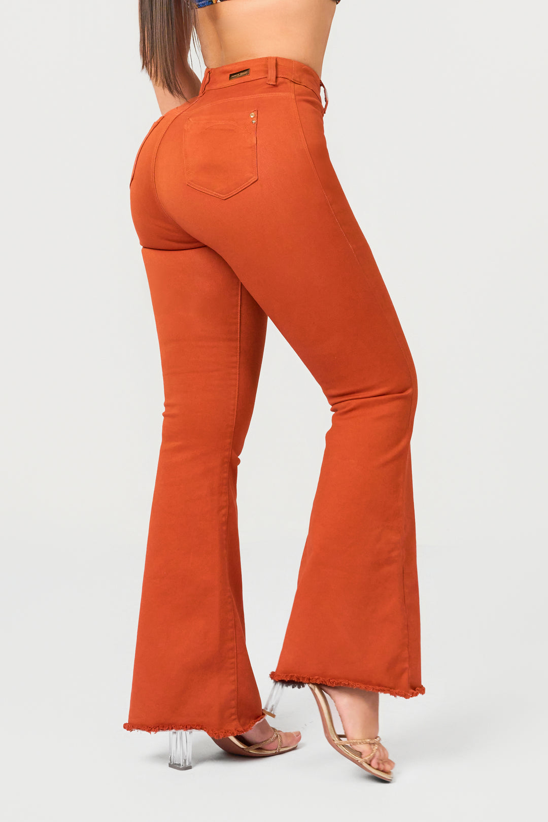 TERRACOTTA FLARE JEANS 7015