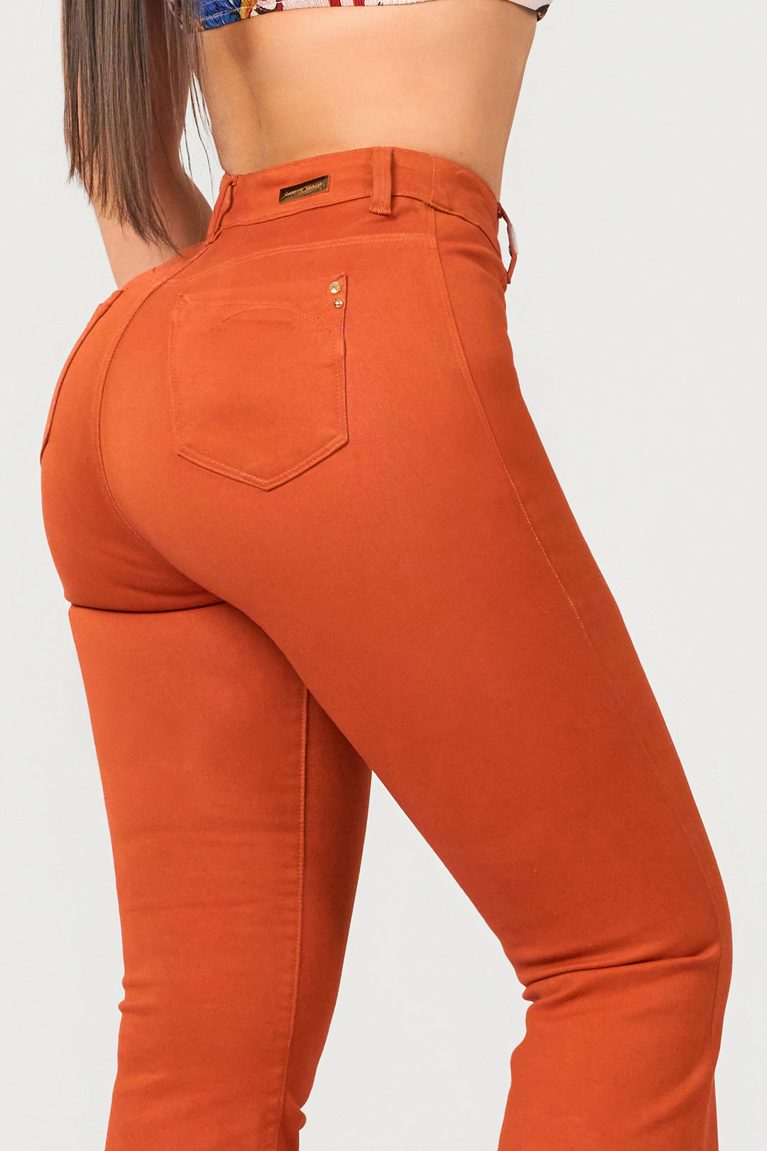 TERRACOTTA FLARE JEANS 7015