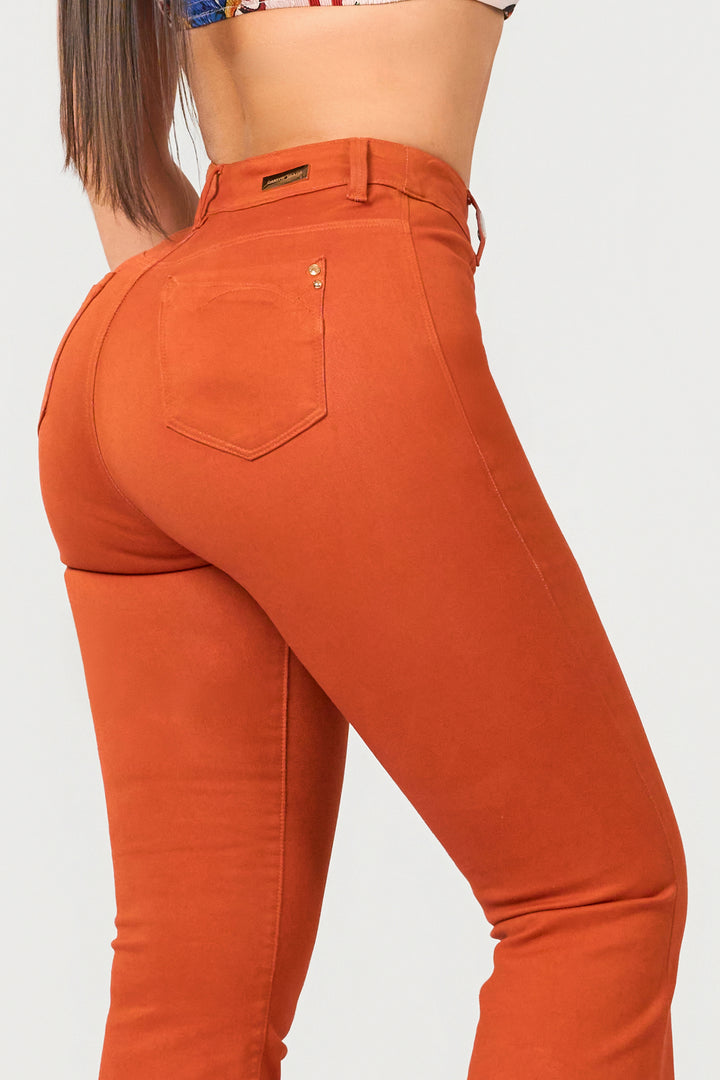 TERRACOTTA FLARE JEANS 7015