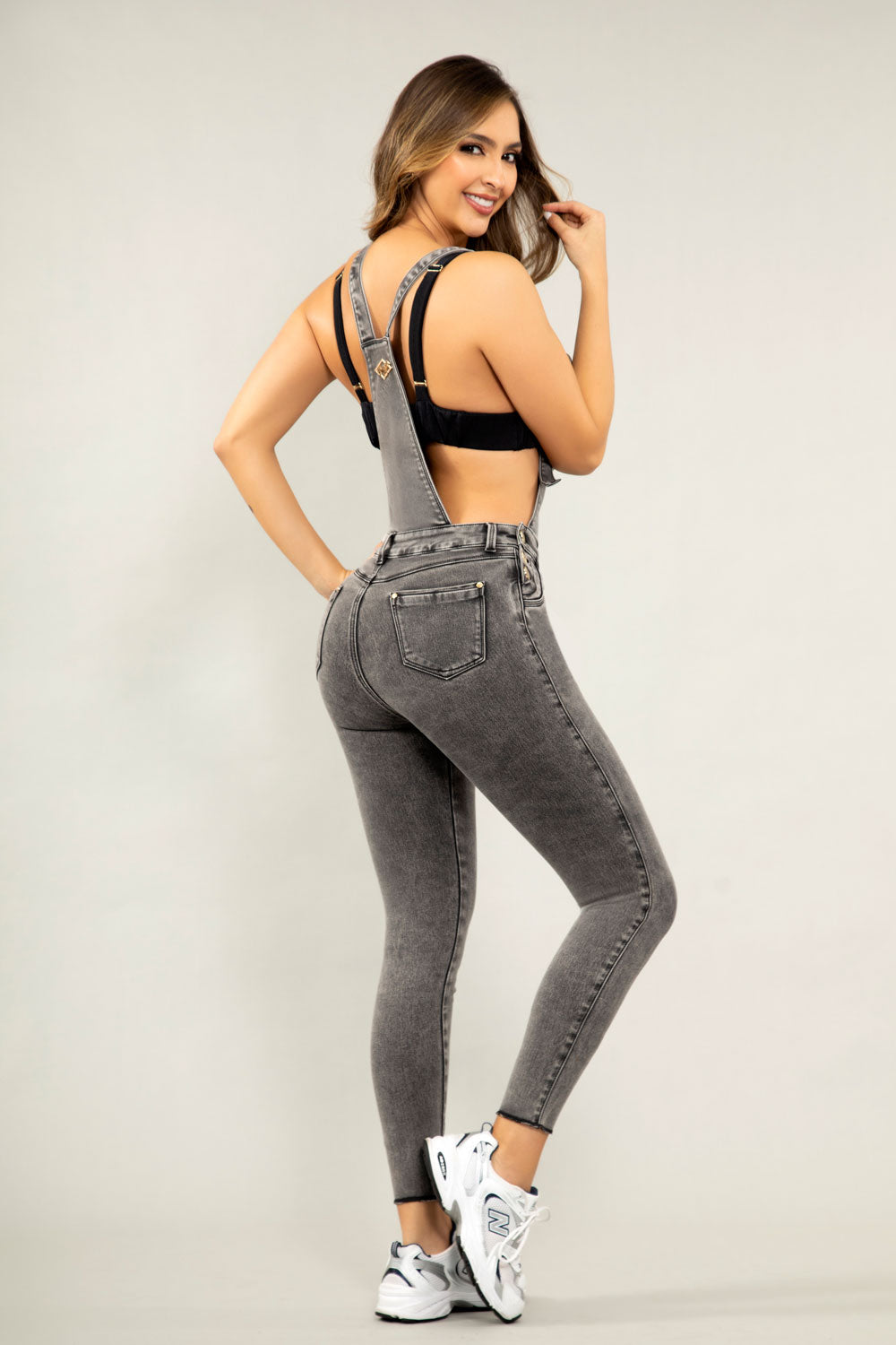 JEANS BRAGA PUSH UP GRIS 6811