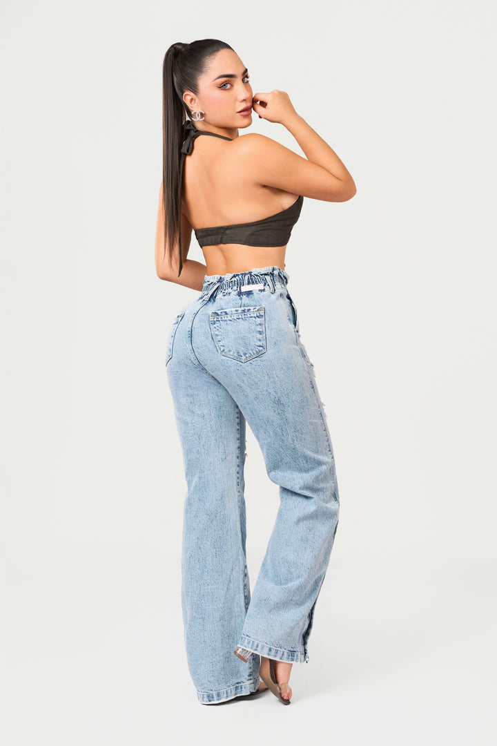 WIDE LEG JEAN 7021
