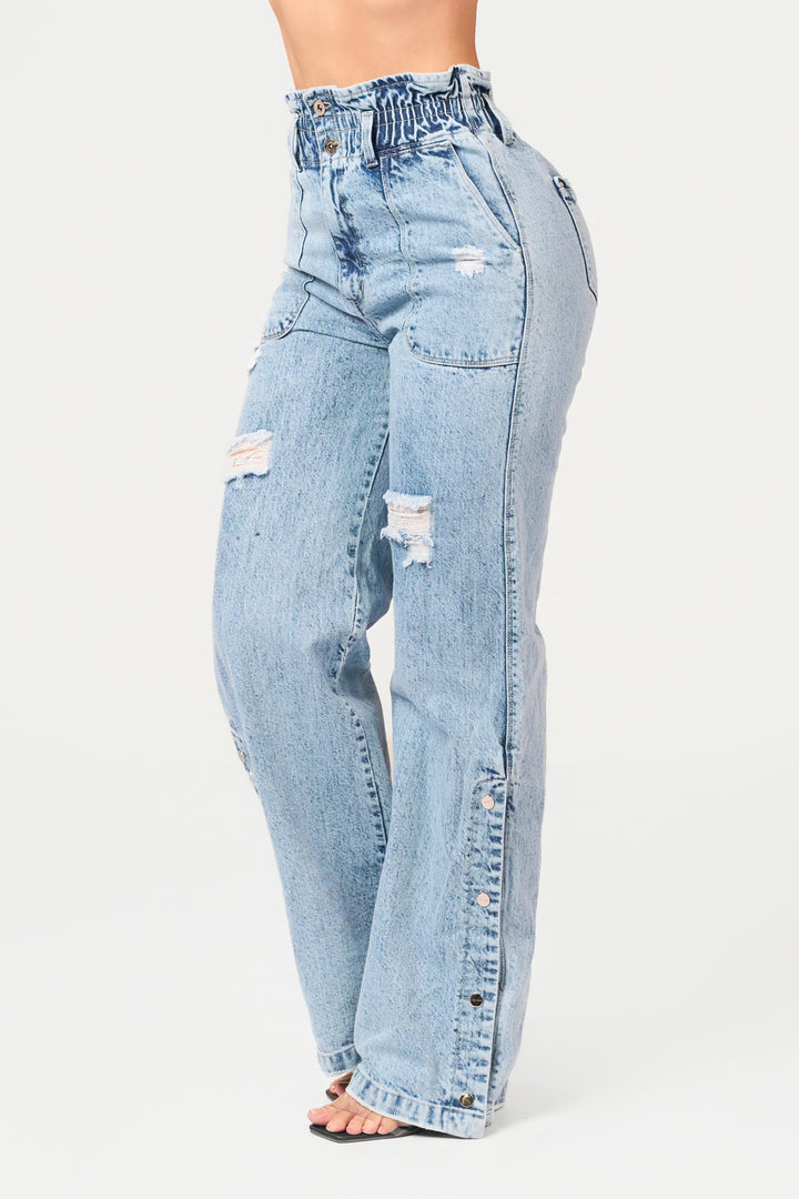 WIDE LEG JEAN 7021