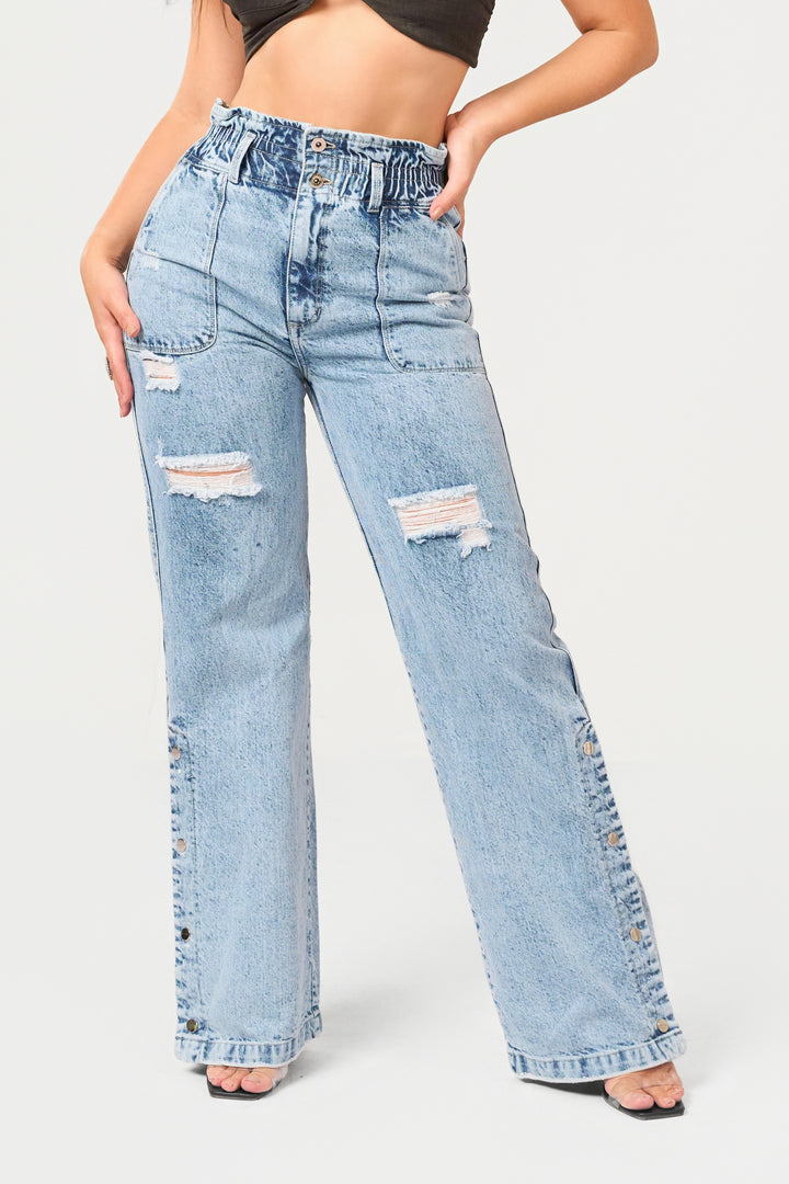 WIDE LEG JEAN 7021