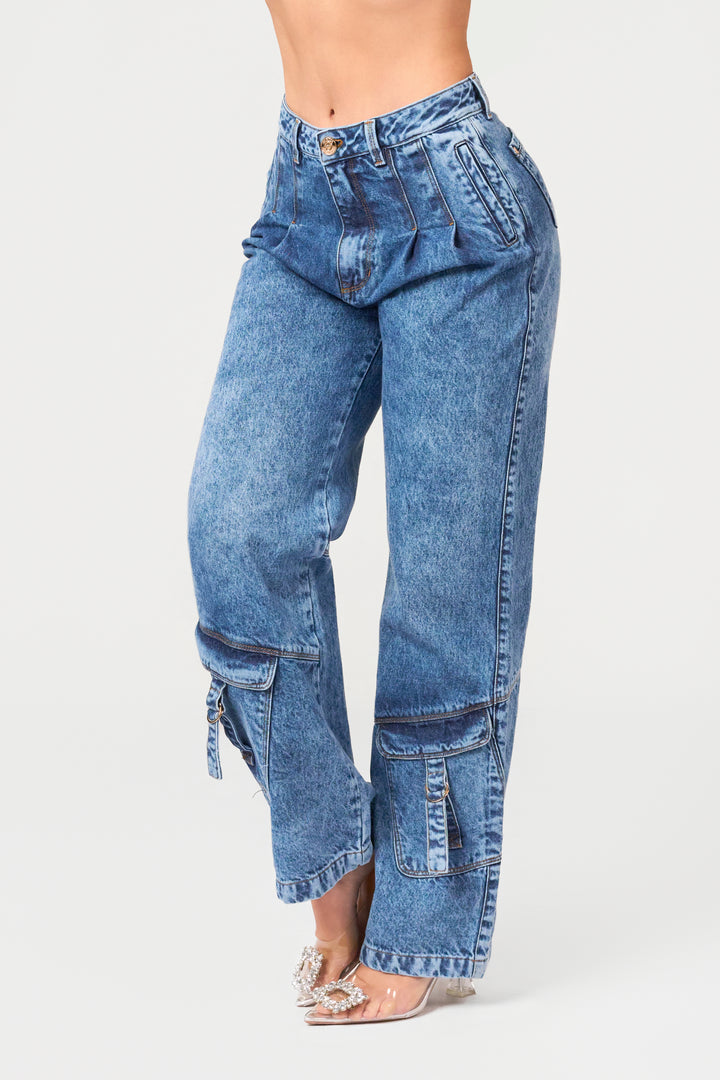 WIDE LEG JEAN 7024