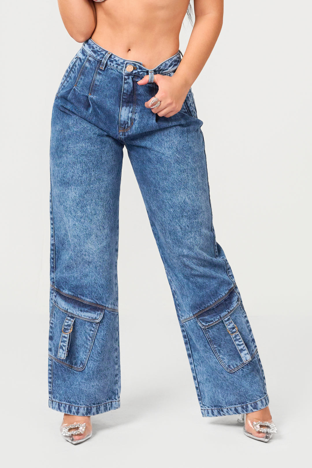 WIDE LEG JEAN 7024