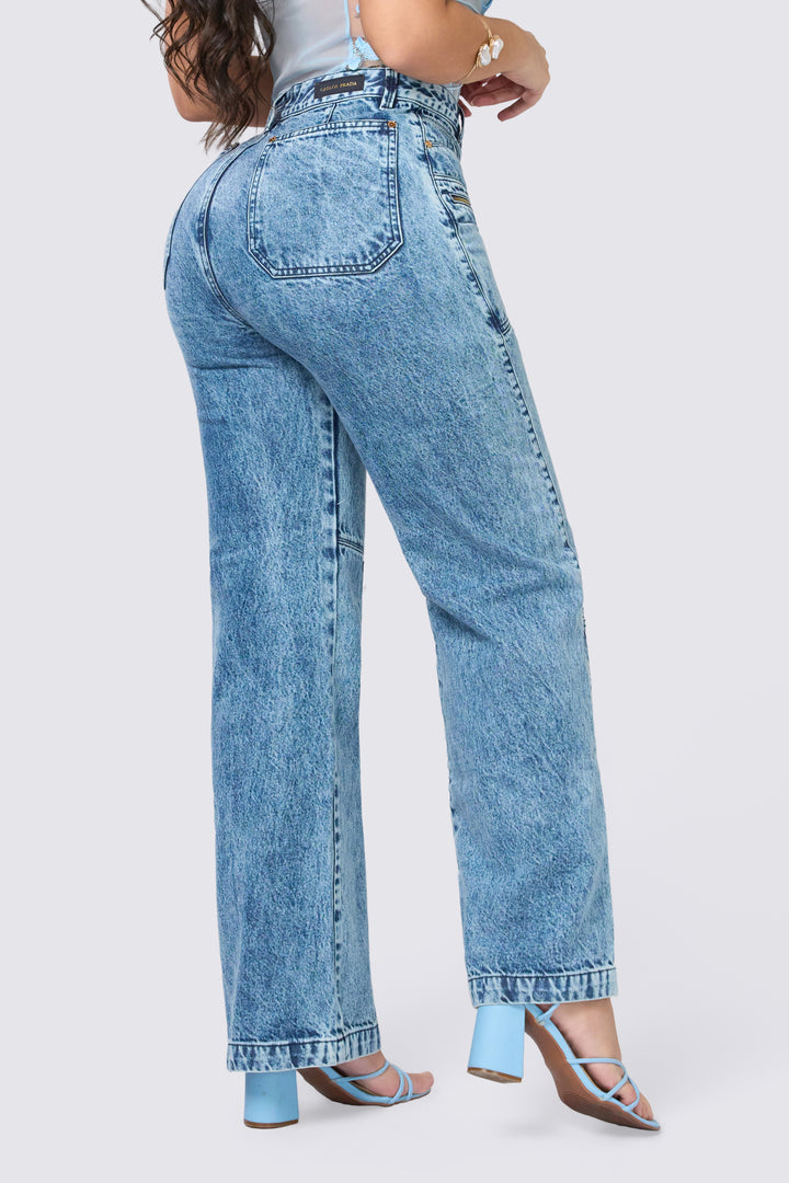 WIDE LEG JEANS 7063-N