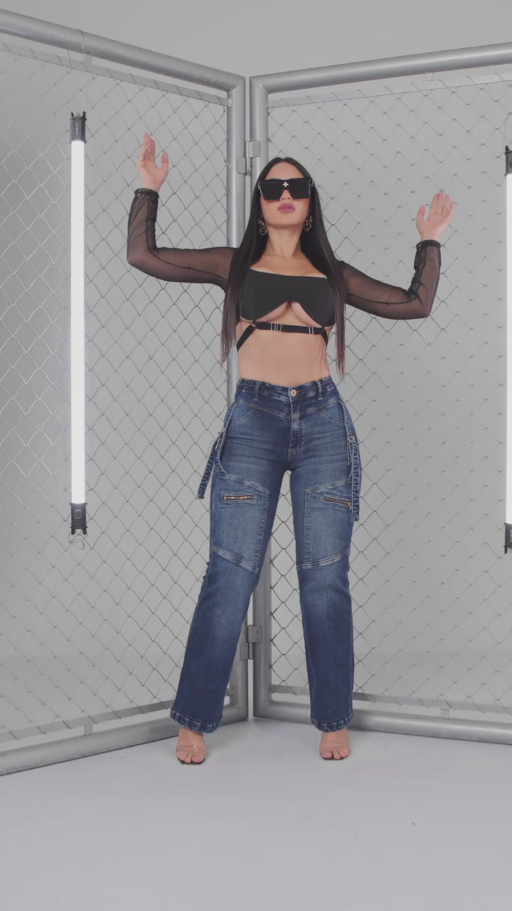 STRAIGHT LEG PANTS 7014