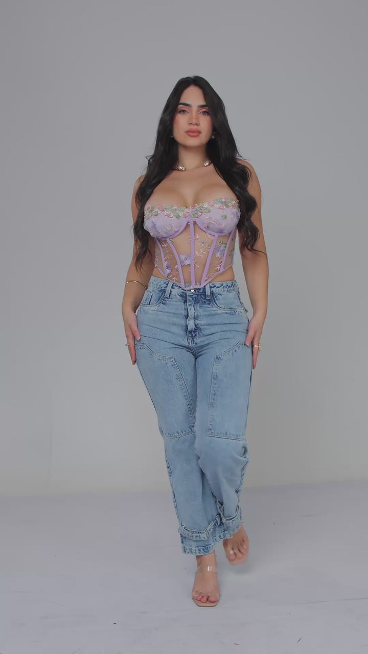 STRAIGHT LEG PANTS 7064