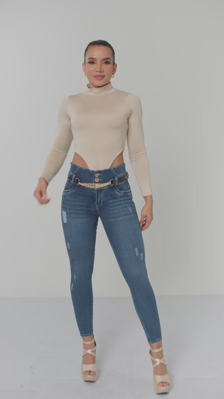 SKINNY JEANS AZUL 6963